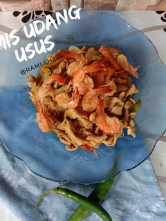 Foto resep Tumis Udang Usus Ayam
