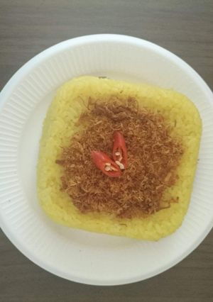 Foto resep 80. Nasi Rasul isi ayam suwir