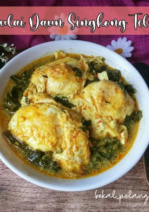 Foto resep Gulai Daun Singkong Telur