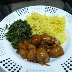 A picture of Stewed sausage.