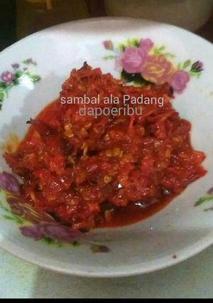 Foto resep Sambal merah ala Padang
