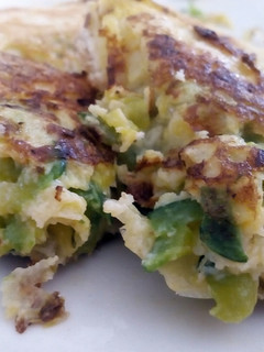 Una foto de Sándwich omelette de zapallito
