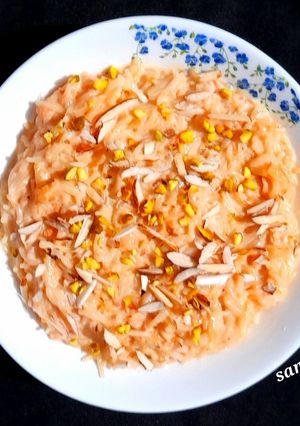 A picture of Carrot Vermicelli Payasam.