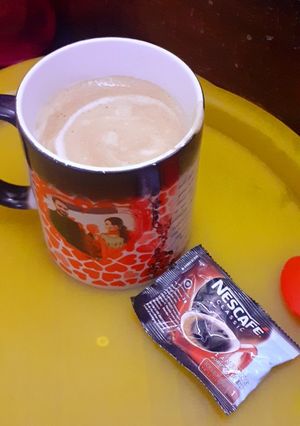 A picture of Frothy coffee.