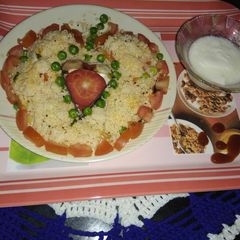 A picture of Veg.sama pulav.