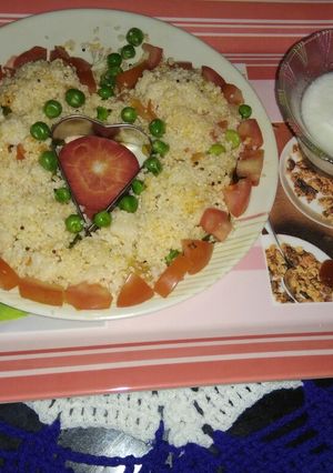 A picture of Veg.sama pulav.