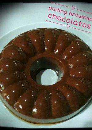 Foto resep Puding Brownies chocolatos