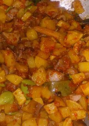Foto resep Sambel goreng kentang