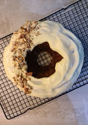 A picture of Carrot cake 🥕.