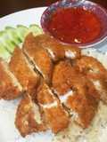 Butter rice fried chicken ข้าวมันไก่ทอด