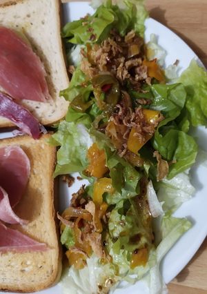 Une photo de Salade de chèvre
