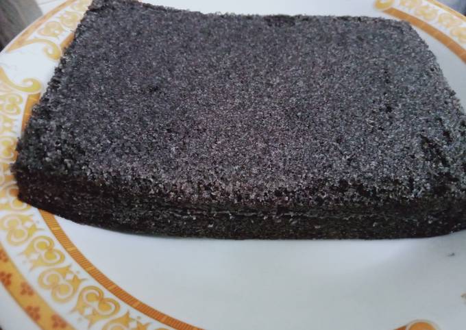 Bolu ketan hitam takaran sendok