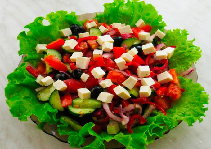 ПП греческий салат - 39 рецептов в домашних условиях с фото пошагово