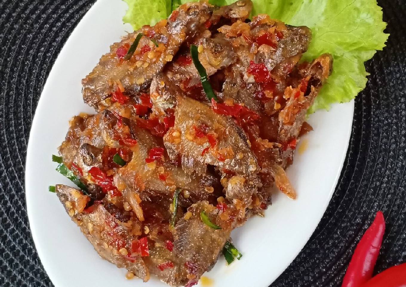 Ikan Asin Sepat Balado