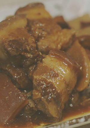 鹹香入味 好好吃的家常紅燒滷肉 的食譜成品照片