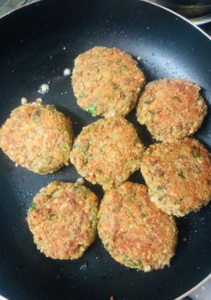 Una foto de Hamburguesa de Lentejas