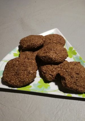 Una foto de Galletas de avena y cacao