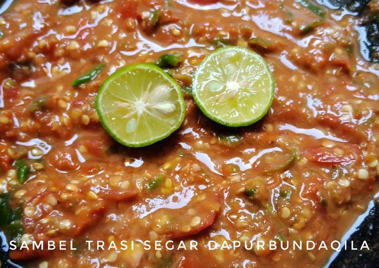 Sambel Trasi Segar (masakan rumahan sederhana)