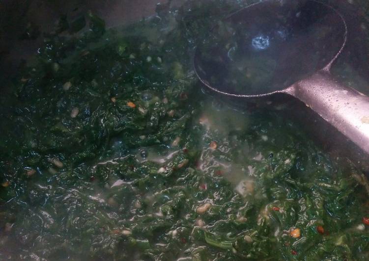 Sarson da saag te missi Roti (Jain)