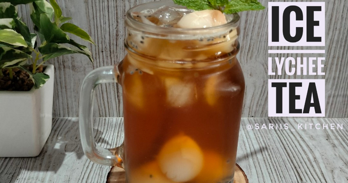 Resep Ice Lychee Tea oleh Sari's Kitchen - Cookpad