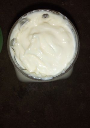 A picture of Home Made Mayo.