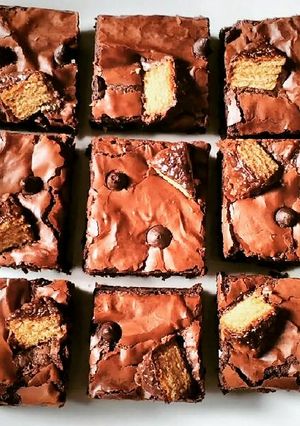 Foto resep Chewy Fudgy Brownies