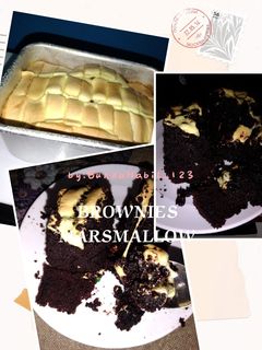 Foto resep 82.BROWNIES MARSMALLOW (tanpa mikser)