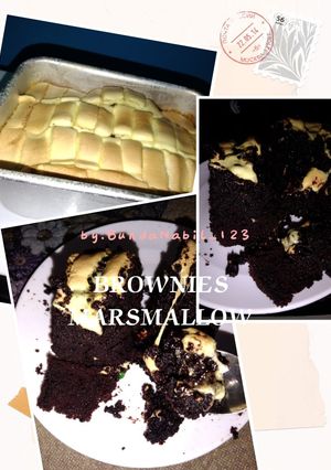 Foto resep 82.BROWNIES MARSMALLOW (tanpa mikser)