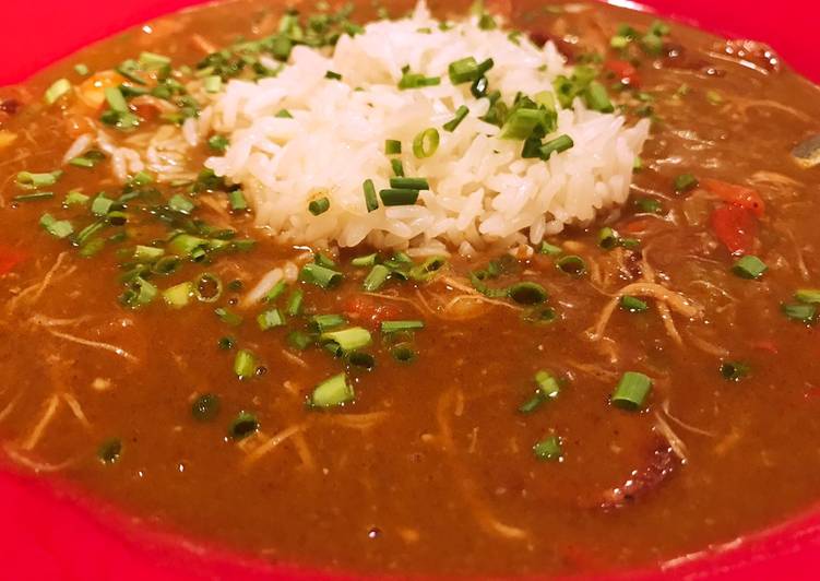 Recipe of Appetizing Chicken and sausage gumbo