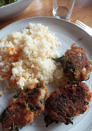 Una foto de Buñuelos de acelga