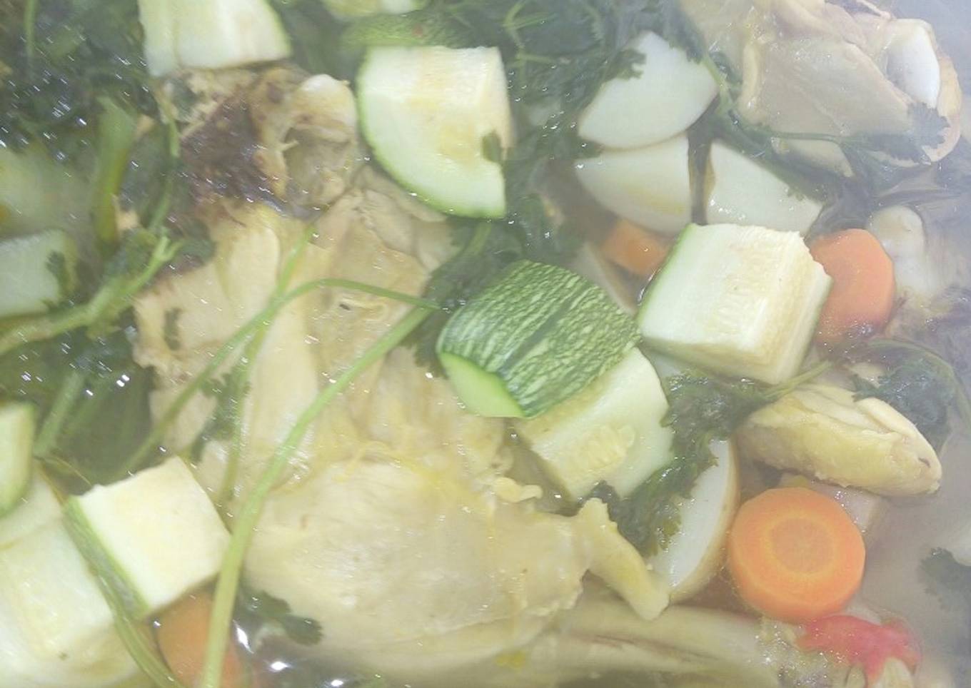Caldaso blanco de pollo a la Mario, s