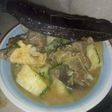 Goat meat yam pepper soup