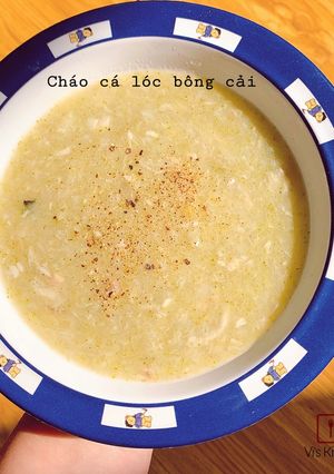 Hình của món Cháo cá lóc bông cải.