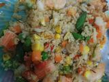 Quinoa seafood sambal matah