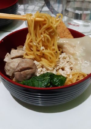 Foto resep Mie yamin bandung