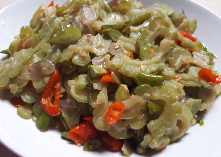 Easiest Way to Make Tasty Tumis pare tidak pahit