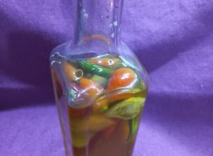 Una foto de Aceite de oliva saborizada