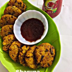 A picture of Oats Poha Tikki.