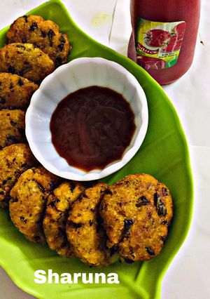 A picture of Oats Poha Tikki.