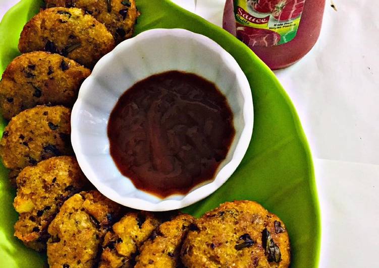 Recipe of Any-night-of-the-week Oats Poha Tikki