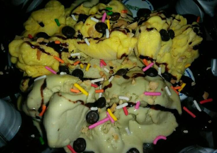 59.Ice Cream 3 bahan homemade