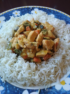 Una foto de Arroz basmati estilo India