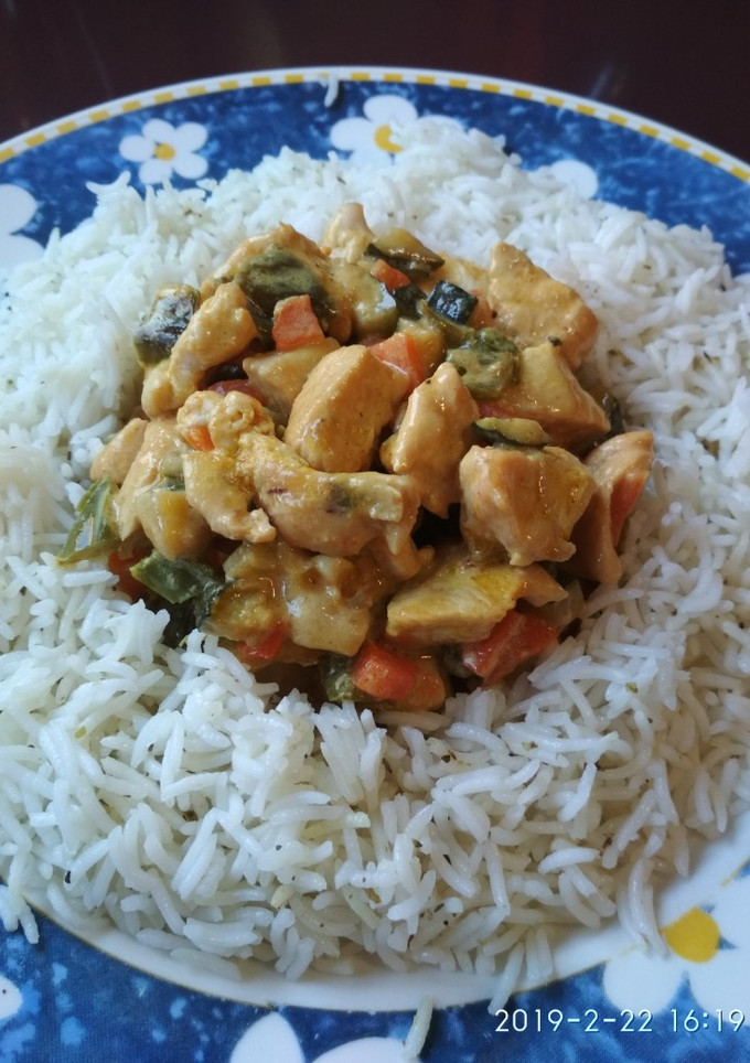 Una foto de Arroz basmati estilo India