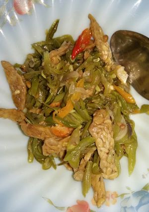Foto resep Oseng buncis tempe