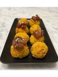 Polpette di quinoa alla zucca con tartare di tonno 🧆🎃