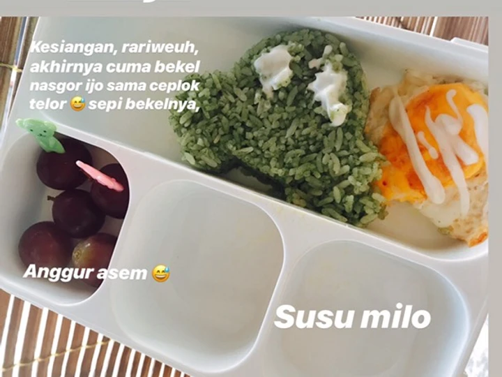 Cara Mudah Menyiapkan Resep  Nasi goreng ijo yang Bisa Manjain Lidah, Lezat