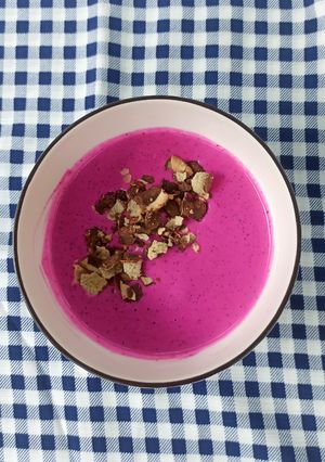 Foto resep Smoothies Buah Naga & Pisang