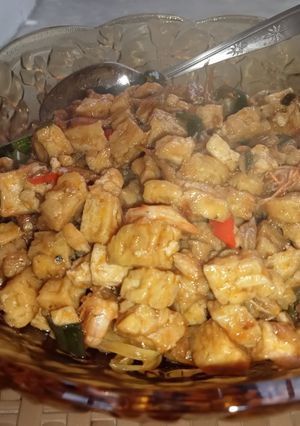 Foto resep Udang saoce padanf with teri tempe tahu