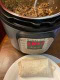Instant pot rice & meat burritos 🌯