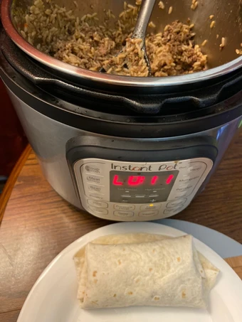 Easy Ways Prepare Recipes Instant pot rice &amp; meat burritos 🌯 the Can Spoil the Tongue So Delicious.